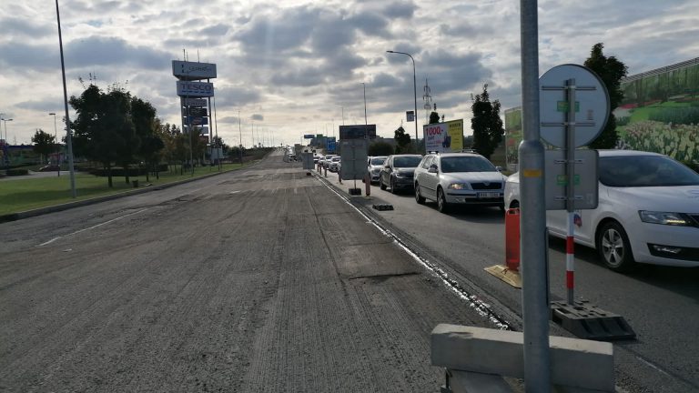 dopravní peklo v Letňanech
